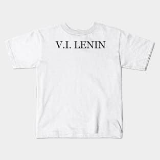 Vladimir Lenin "V.I. Lenin" Book Quote Kids T-Shirt